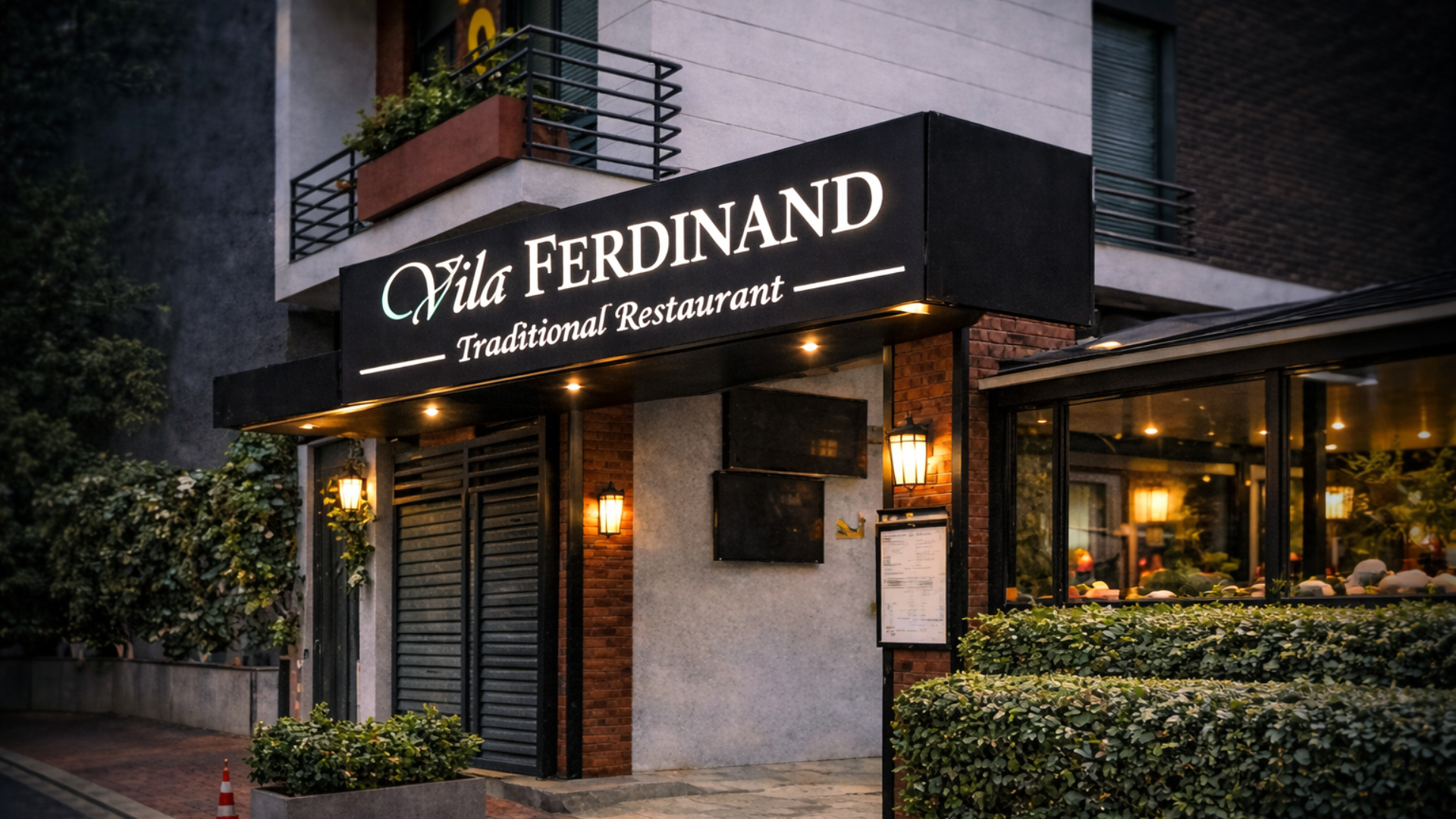 Vila Ferdinand dining