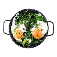 Spinach Burani with Rice Eggs